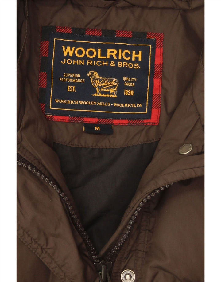 WOOLRICH Womens Padded Jacket UK 12 Medium Brown Vintage Woolrich and Second-Hand Woolrich from Messina Hembry 