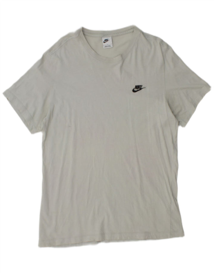 Camiseta masculina NIKE grande algodão cinza