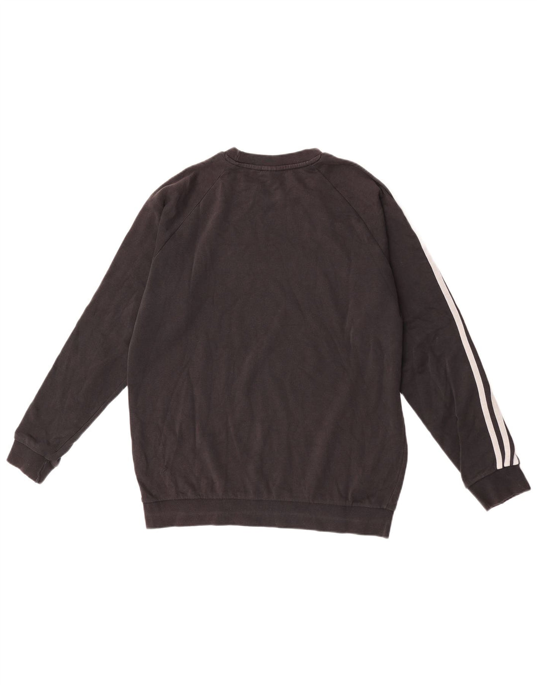 Adidas Mens Moletom Jumper Médio Algodão Preto