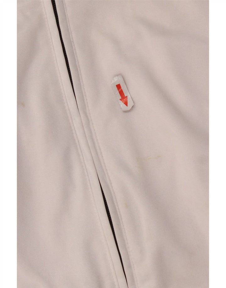 Lotto Mens Treino Top Jaqueta Pequena Colorblock Branco