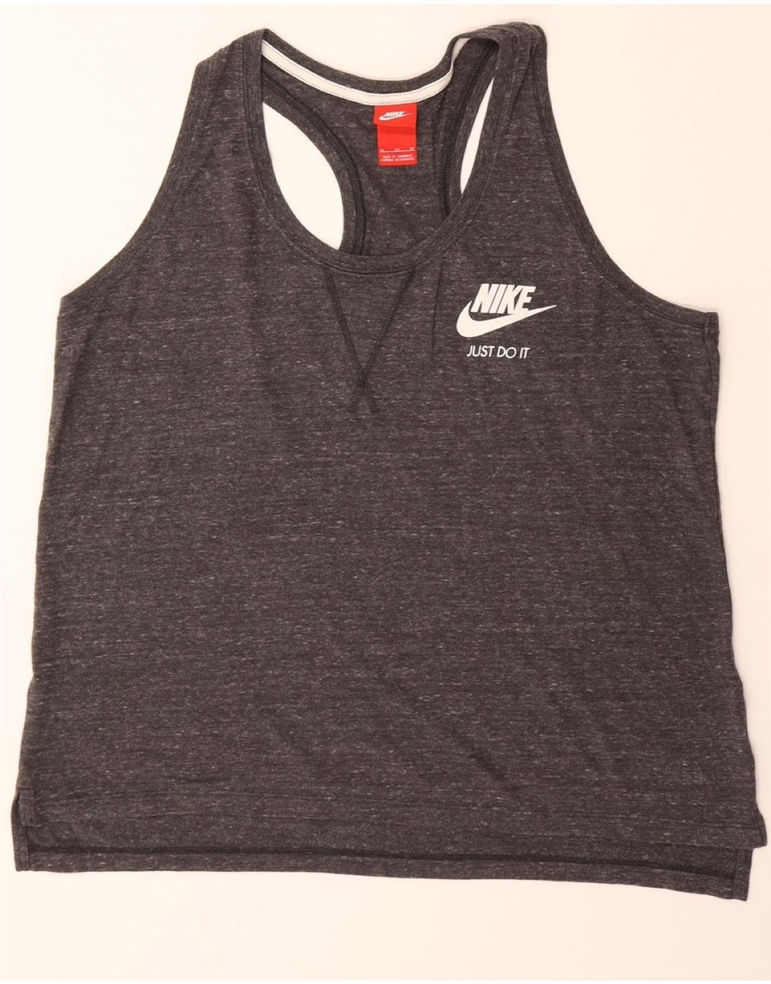 Colete feminino Nike UK 18 XL cinza manchado