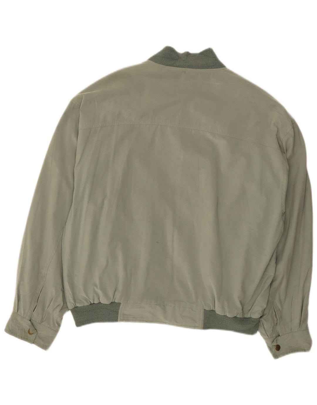 Jaqueta bomber feminina VINTAGE UK 26 4XL poliéster verde