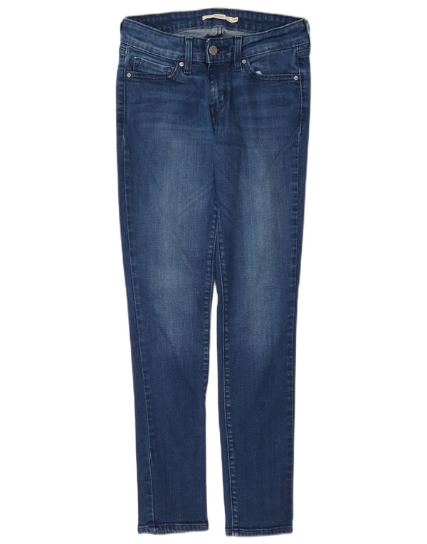 Calça jeans feminina Levi's 711 skinny W26 L28 azul algodão