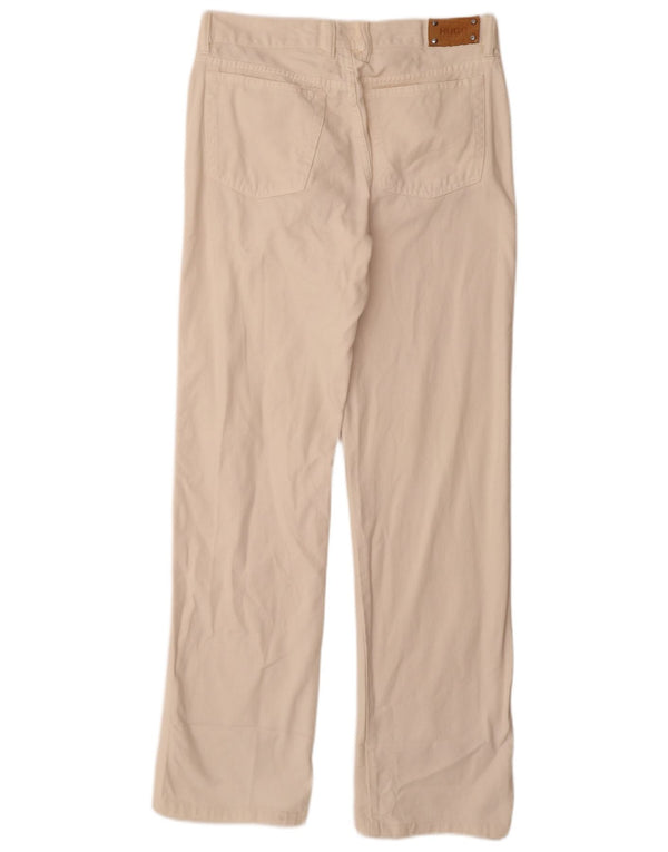Hugo Boss Mens Straight Jeans W32 L34 Off White Algodão
