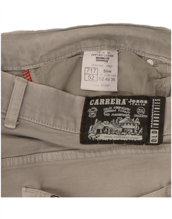 Carrera Masculino 717 Slim Jeans W36 L33 Cinza Algodão