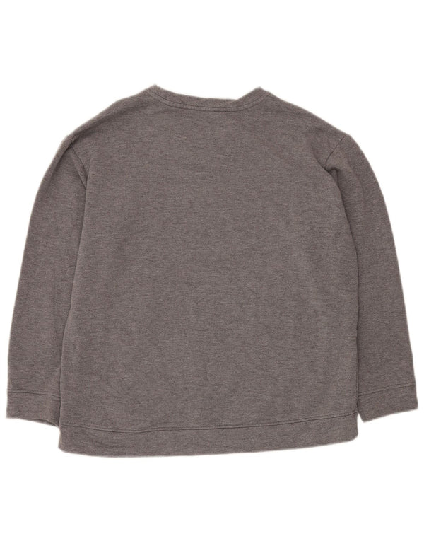 ORVIS Moletom Masculino Jumper Médio Cinza Modal