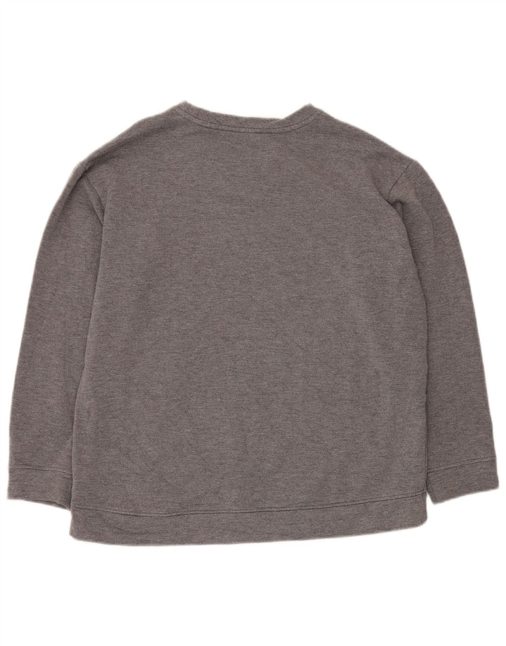 ORVIS Moletom Masculino Jumper Médio Cinza Modal