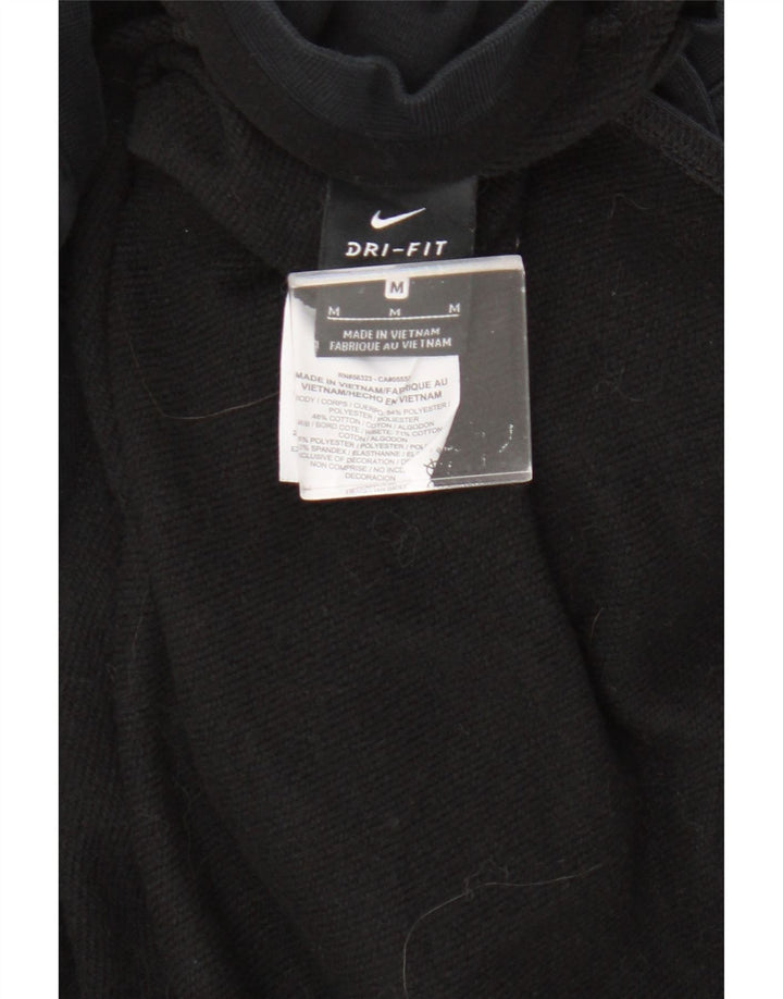 Nike Womens Dri Fit Oversized Moletom Jumper UK 14 Médio Preto