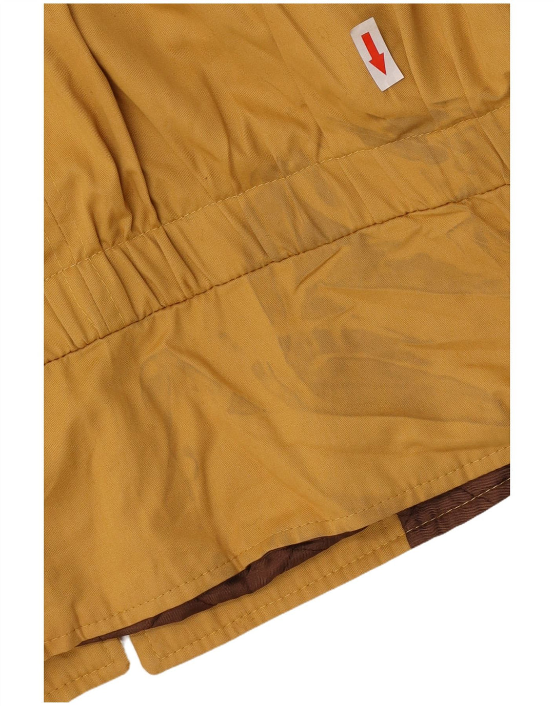 Jaqueta bomber feminina vintage IT 42 algodão amarelo médio