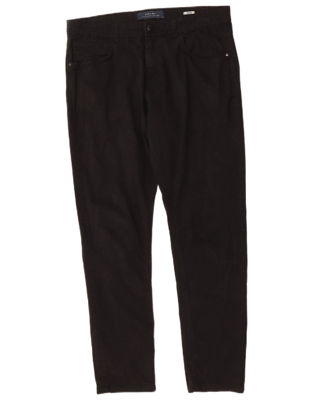 Zara Mens Slim Jeans EU 44 Grande W34 L31 Preto