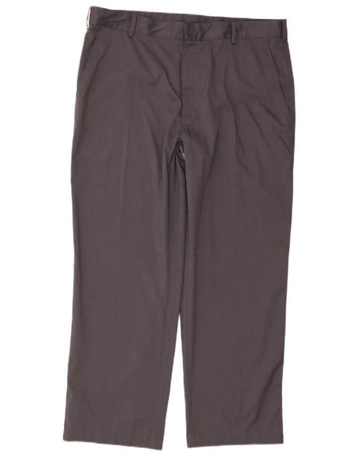 Calça Nike Masculina Dri Fit Straight Chino W36 L30 Cinza Poliéster