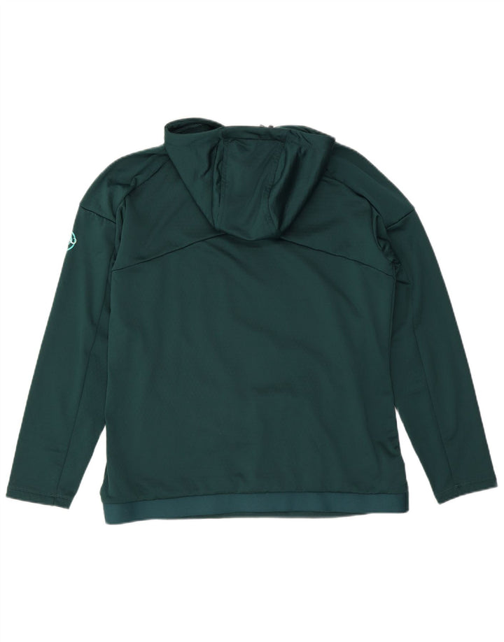 Jumper com capuz feminino MAMMUT UK 16 grande poliéster verde