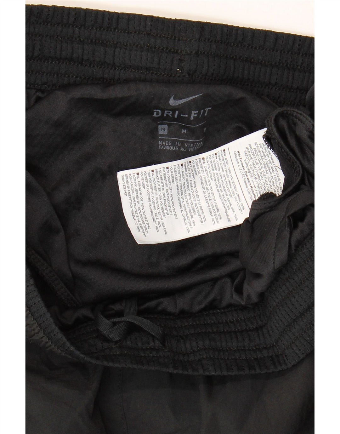Nike Mens Dri Fit Sport Shorts Médio Preto Poliéster