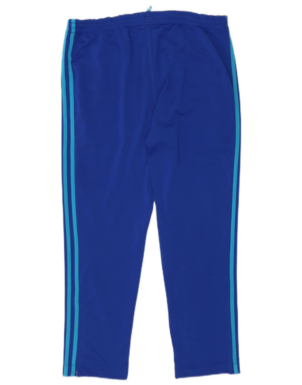 Calça Adidas Mens Treino Poliéster Azul Médio