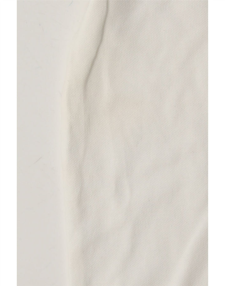 Camisa polo masculina TOMMY HILFIGER grande algodão branco