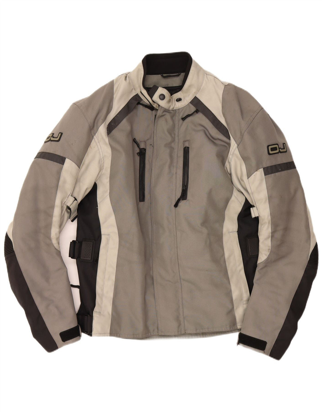 Jaqueta bomber masculina OJ Atmosfere UK 40 grande bloco cinza