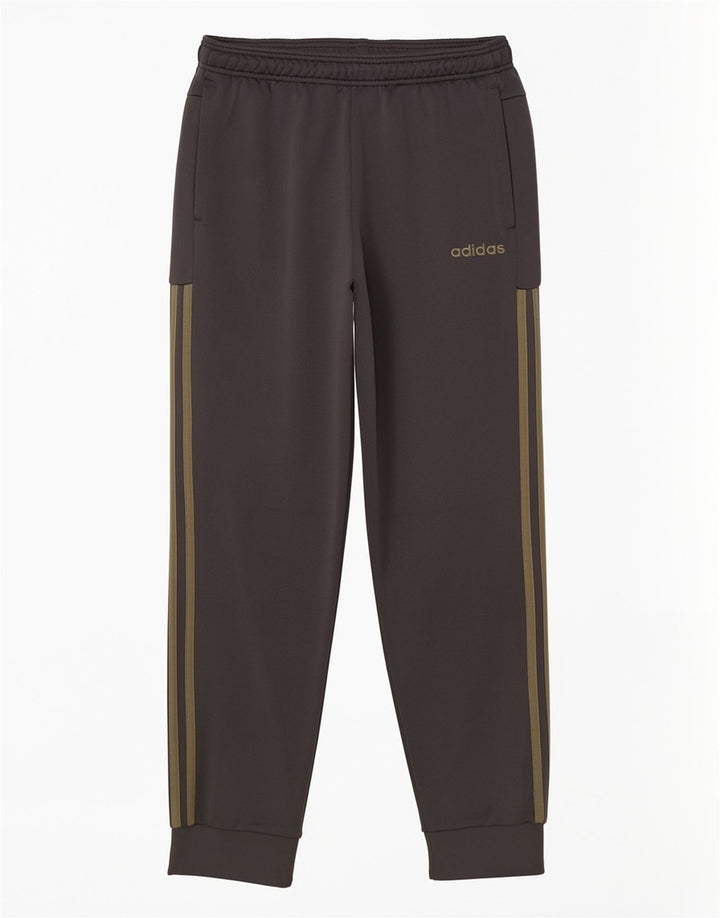 Calça de treino masculina Adidas Joggers cinza médio poliéster esportivo