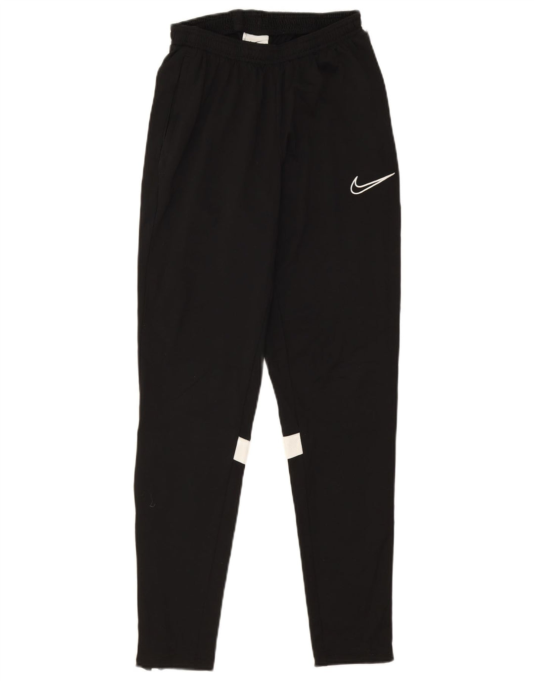 Calça de treino masculina Nike Dri Fit pequena preta colorblock poliéster