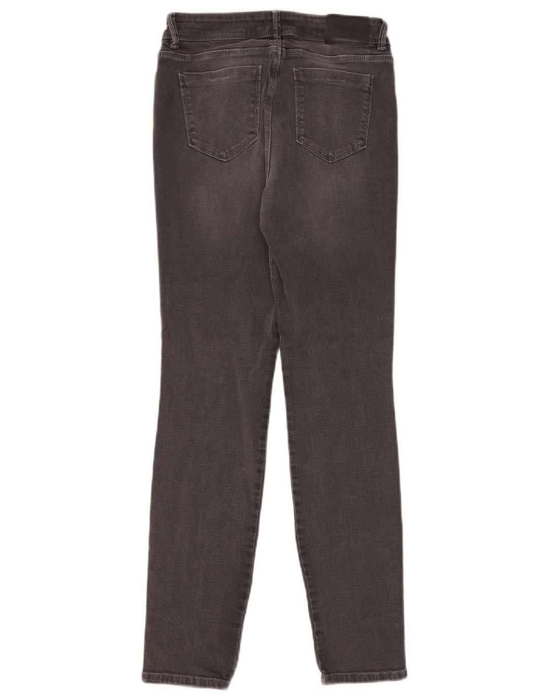 Jeans skinny de cintura média feminino Massimo Dutti W24 L30 cinza