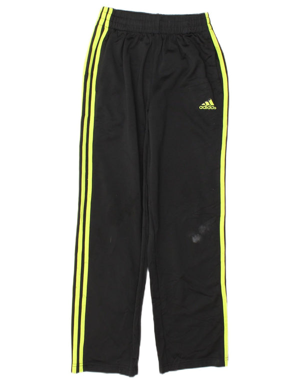 Adidas meninos calças de treino joggers 10-11 anos médio preto poliéster