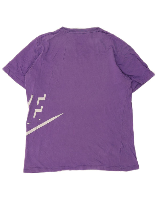 Camiseta Nike Masculina Graphic Top UK 38/40 Médio Roxo Algodão