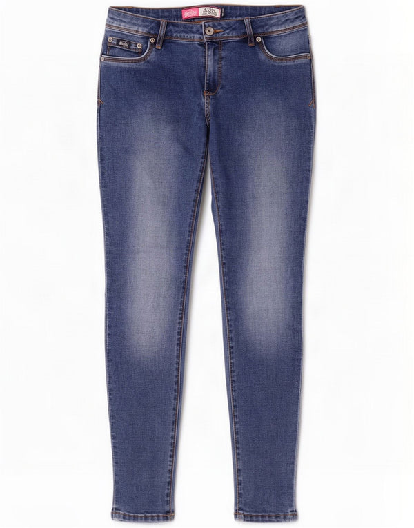 Superdry Womens Alexia Jegging Jeans W29 L30 Azul Algodão