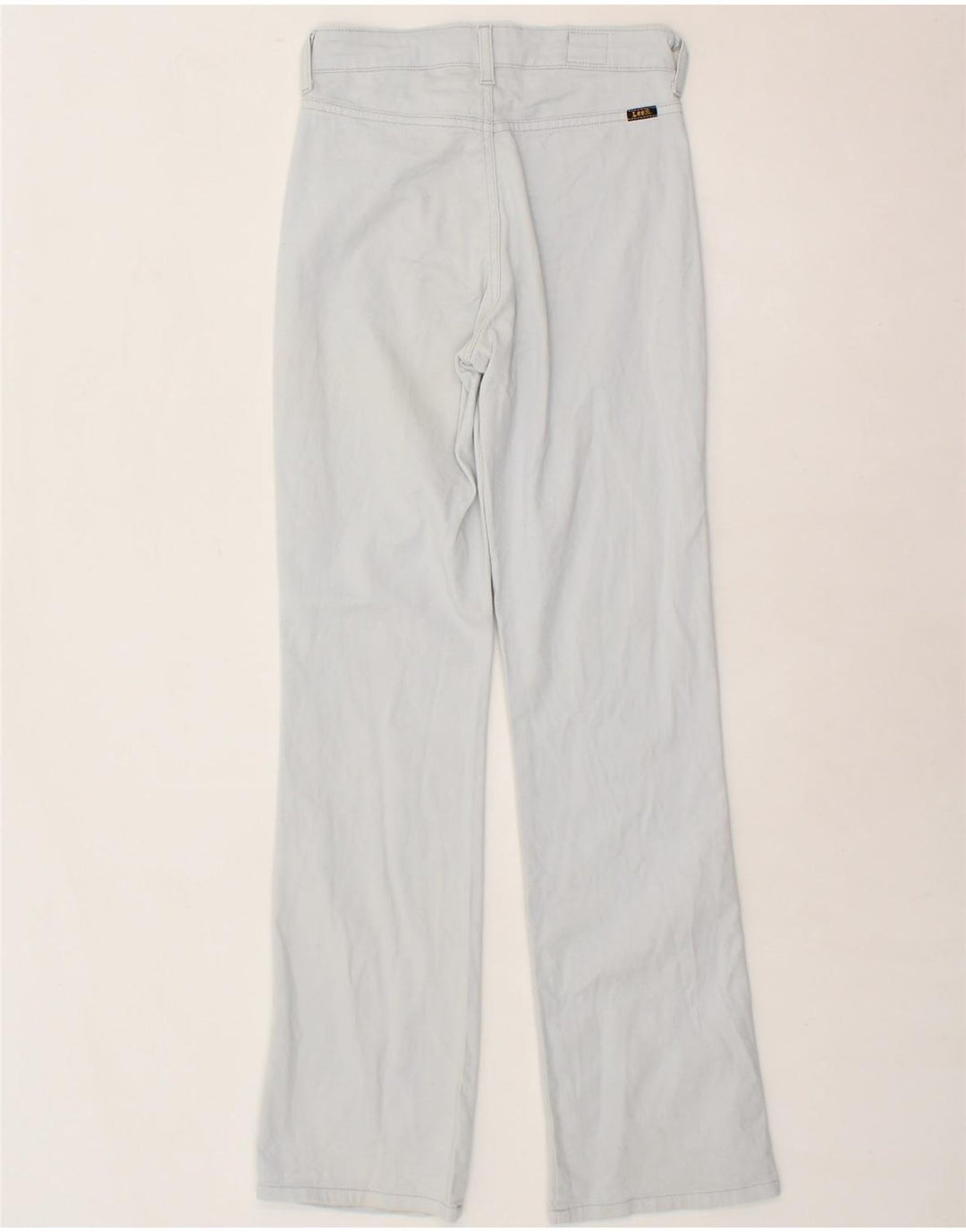 LEE Womens Straight Casual Trousers W27 L31 Blue Cotton Vintage Lee and Second-Hand Lee from Messina Hembry 