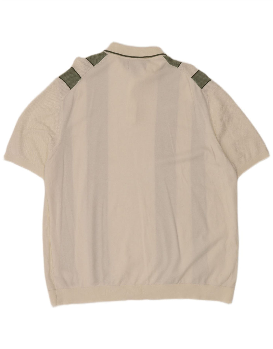 Camisa polo masculina MARKS & SPENCER 3XL algodão colorblock branco