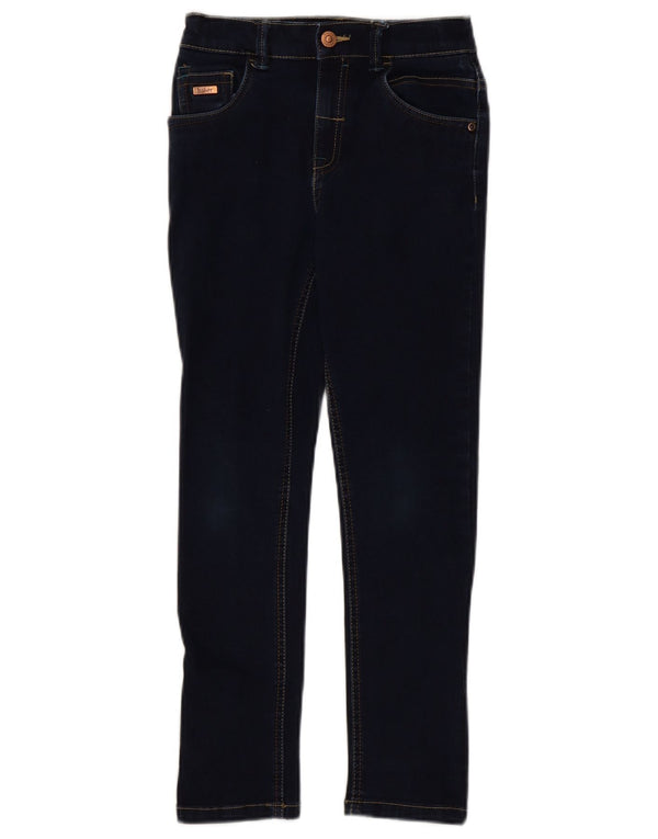 Ted Baker Boys Skinny Jeans 9-10 Anos W24 L24 Azul Marinho Algodão