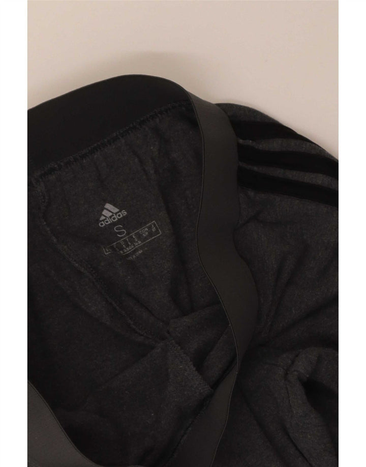 Leggings Adidas Femininas UK 8/10 Pequenas Cinza