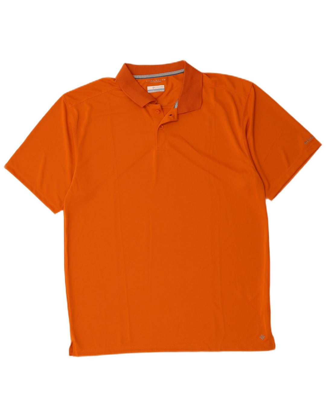 Camisa polo masculina Columbia Omni-Shade XL laranja poliéster