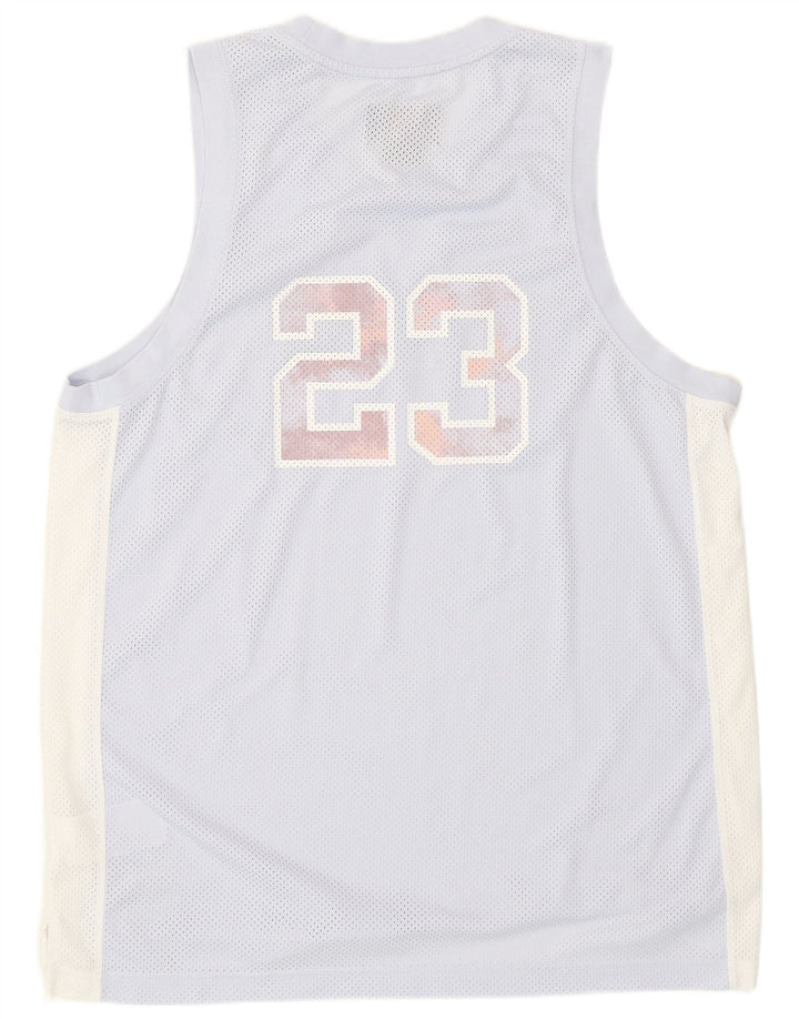 Jordan Mens Graphic Vest Top Grande Azul Colorblock Poliéster