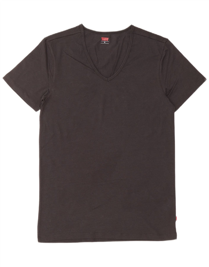 Camiseta masculina LEVI'S Top médio algodão preto