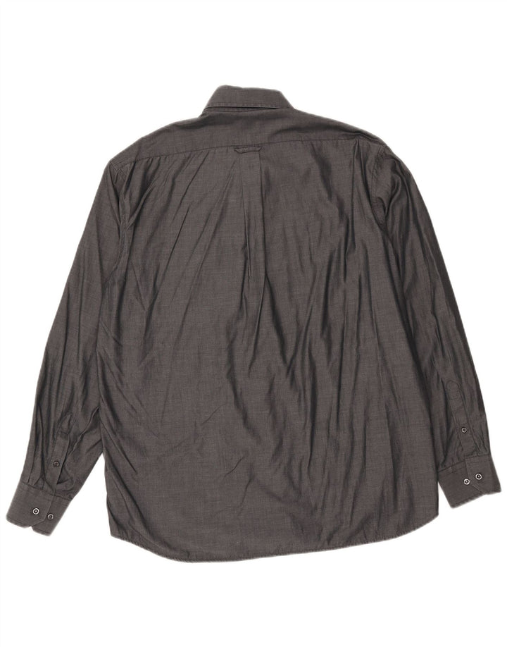 Camisa masculina Cacharel tamanho 40 15 3/4 cinza médio
