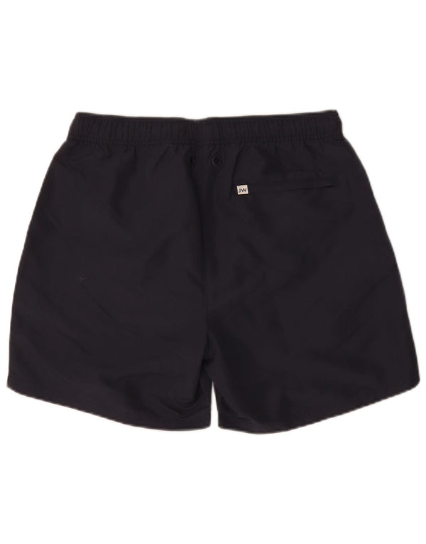 Shorts de natação masculino Jack Wills regular médio azul marinho poliéster