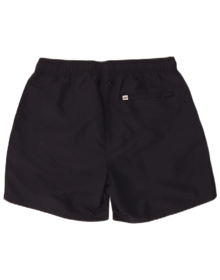 Shorts de natação masculino Jack Wills regular médio azul marinho poliéster