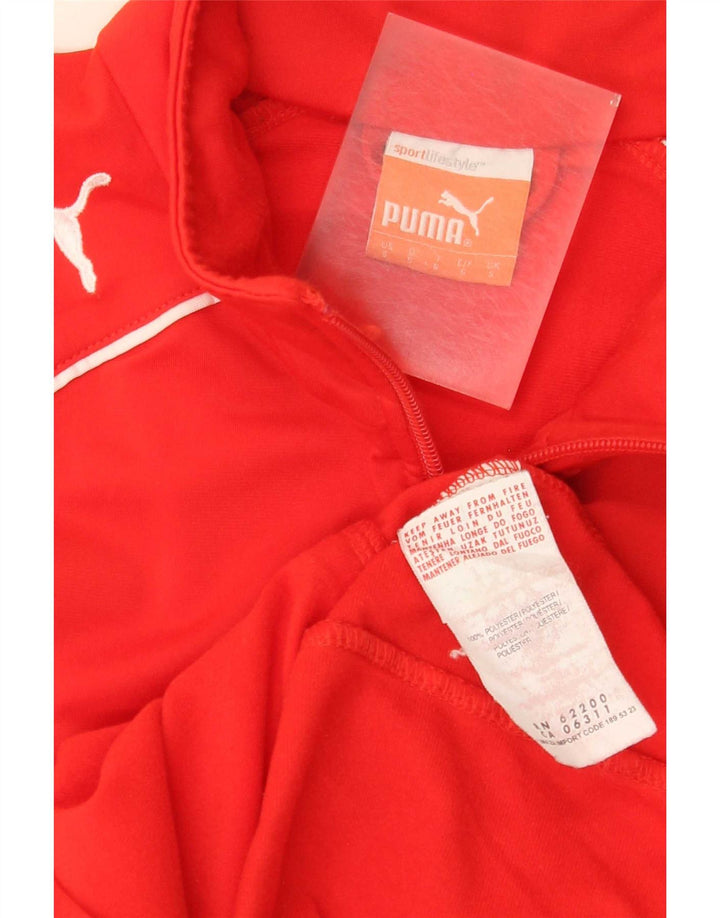 Puma Mens Tracksuit Top Jacket Pequeno Poliéster Laranja
