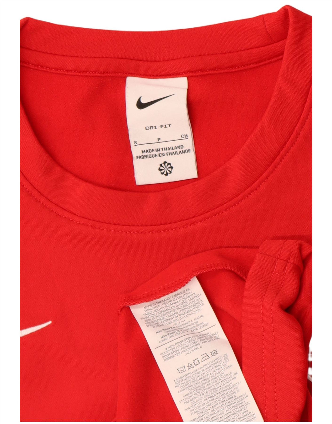 Nike Masculino Washington F.C. Top Manga Longa Pequeno Poliéster Vermelho