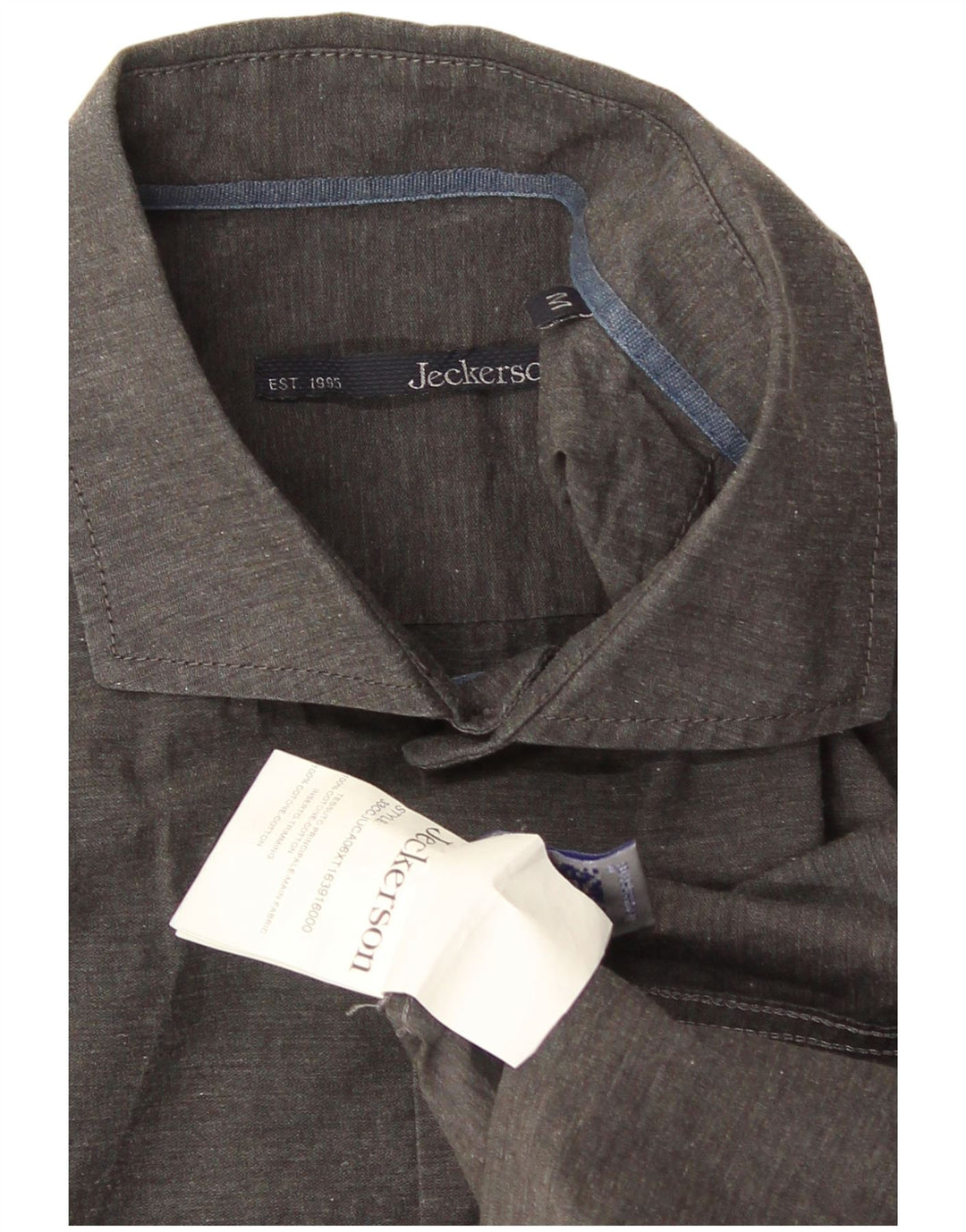 Camisa masculina Jeckerson algodão cinza médio