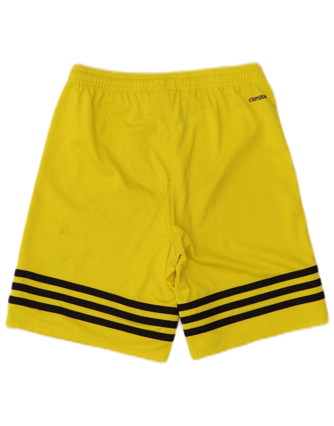 Adidas Meninos Climalite Sport Shorts 11-12 Anos Grande Poliéster Amarelo