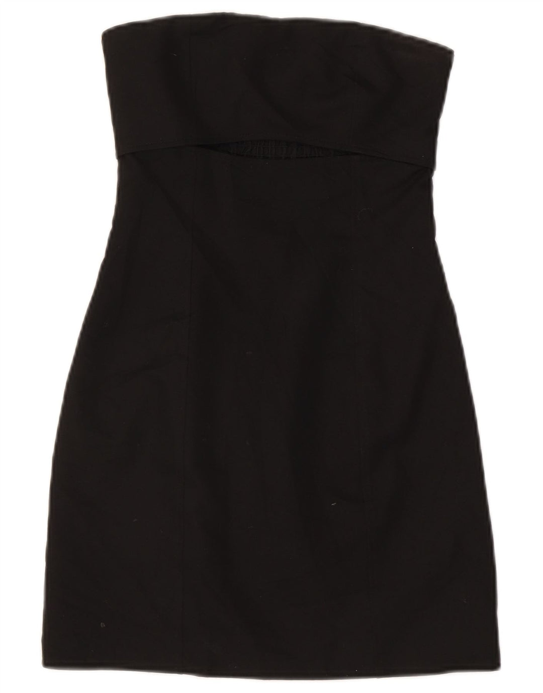Vestido sem alças feminino Zara UK 4 XS preto poliéster