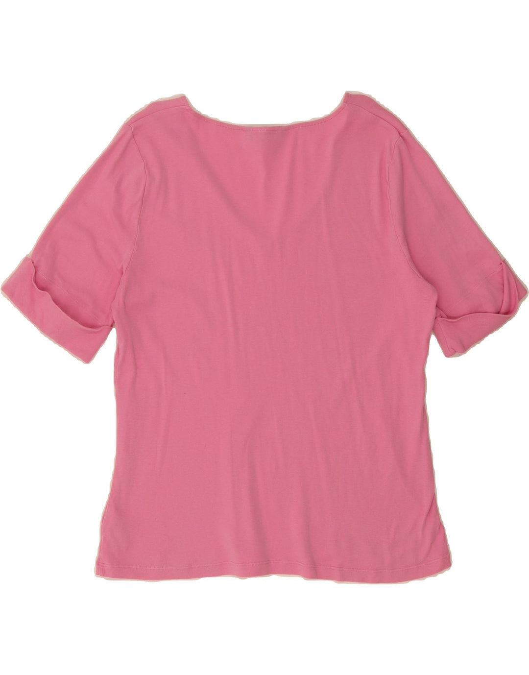 RALPH LAUREN Womens Blouse Top UK 18 XL Pink Cotton Vintage Ralph Lauren and Second-Hand Ralph Lauren from Messina Hembry 