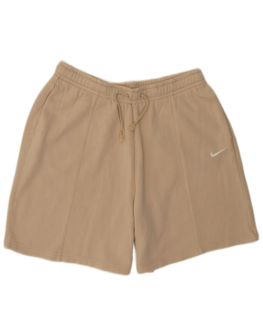 Shorts esportivos masculinos Nike grandes de algodão bege