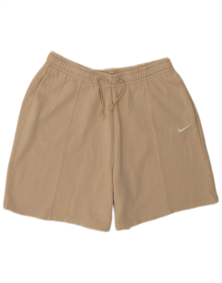 Shorts esportivos masculinos Nike grandes de algodão bege