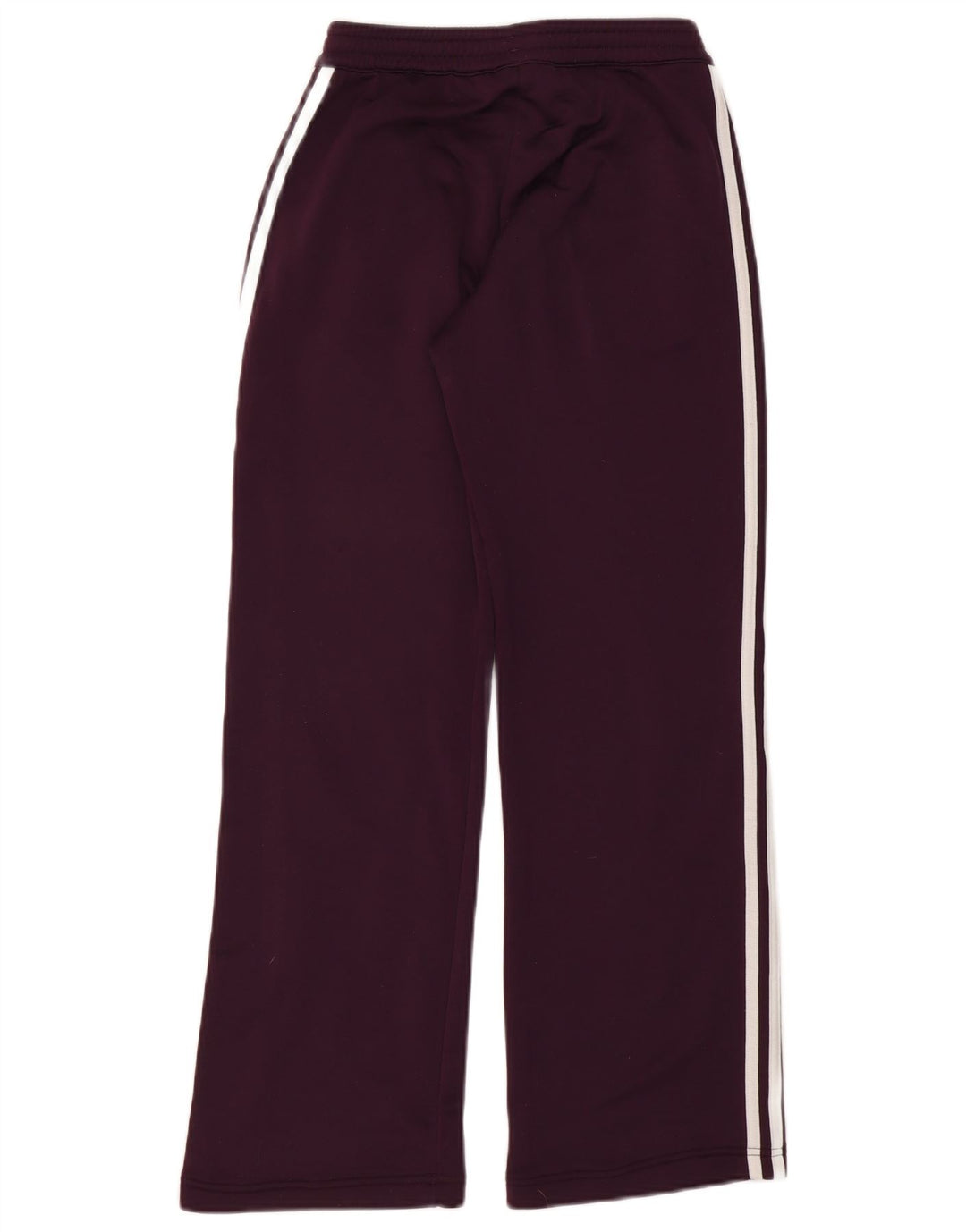 Calças de treino femininas Adidas UK 10 pequeno roxo poliéster