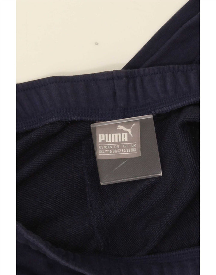 Shorts esportivos masculinos Puma 2XL azul marinho