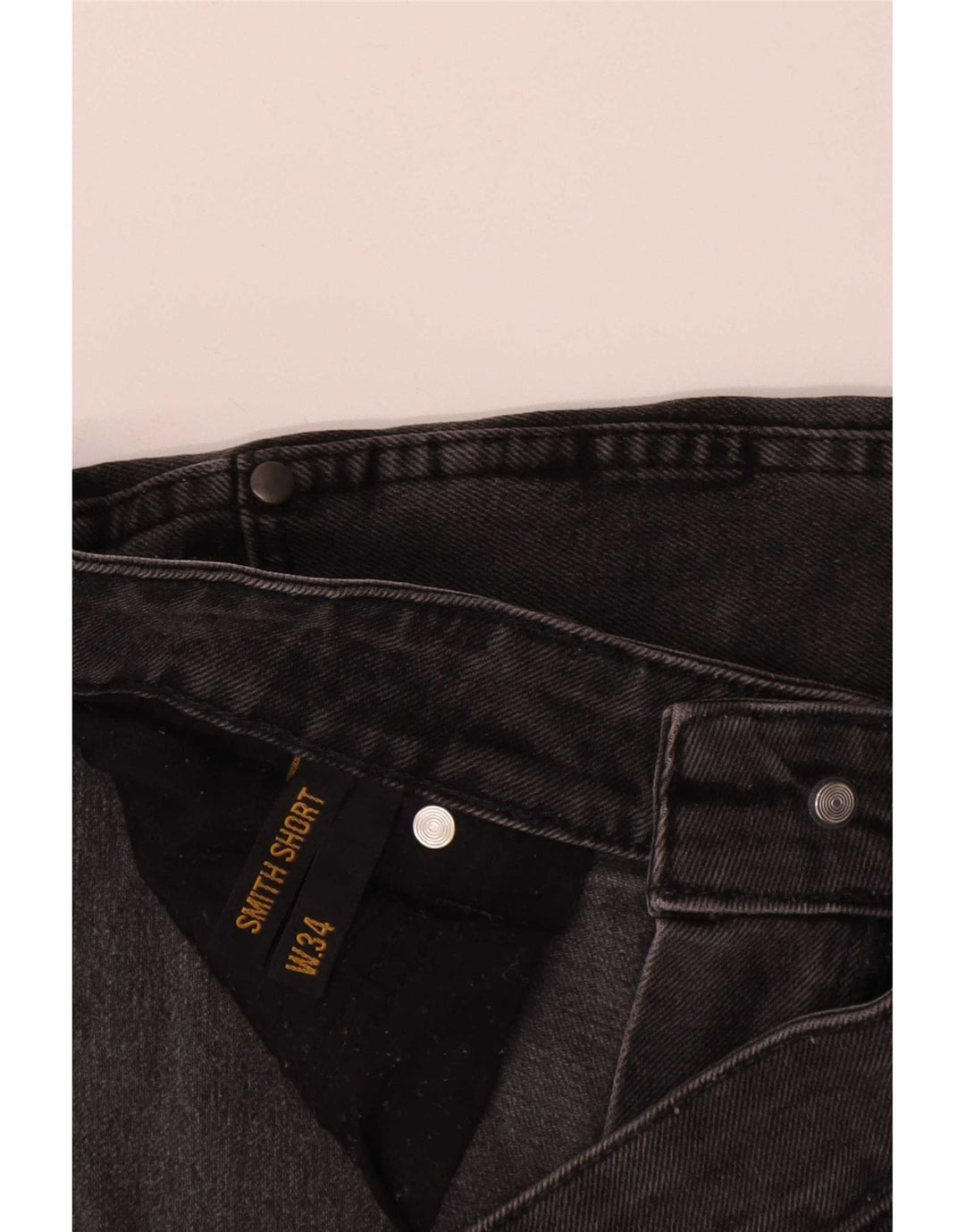 Shorts jeans masculino Wrangler W34 grande preto