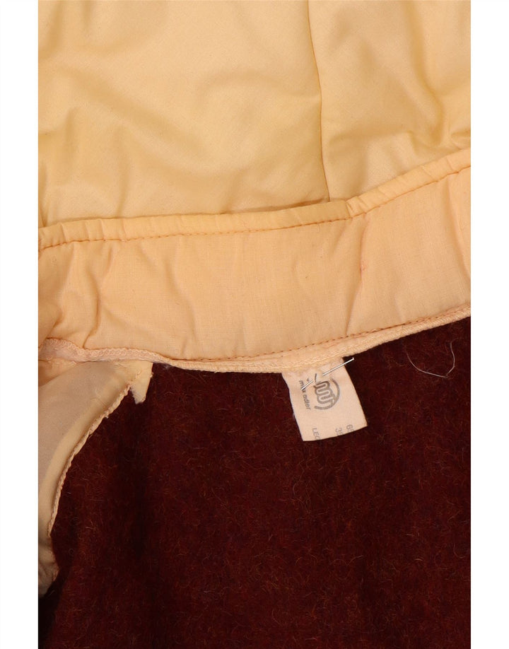 Jaqueta acolchoada masculina vintage UK 40 poliéster bege grande