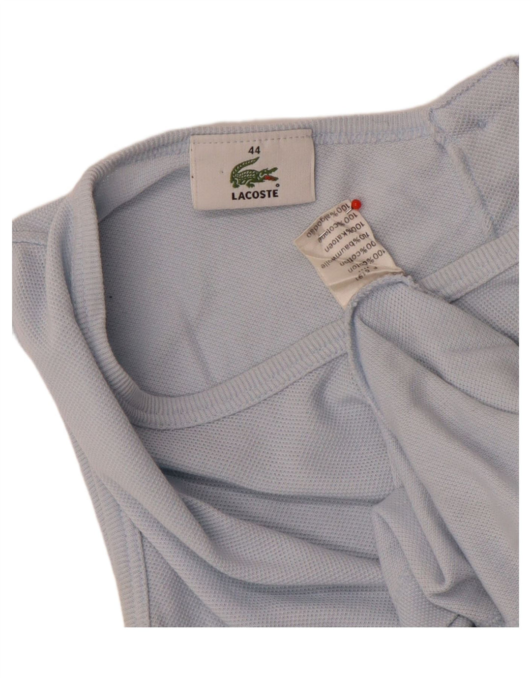 Colete feminino Lacoste tamanho superior 44 grande algodão azul