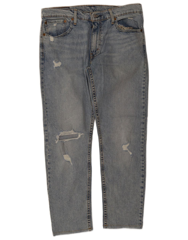 Calça jeans masculina Levi's 512 Distressed Slim Tapered W33 L27 Azul